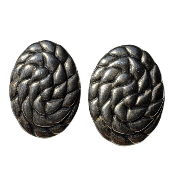 Dick Co Signed Clip On Earrings Vintage - Picture 1 of 4
